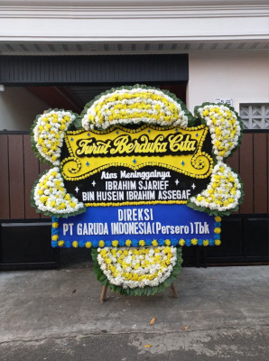 Papan Bunga Duka di Batom